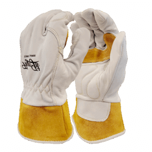 Premium goatskin Contoured fit welder's Glove